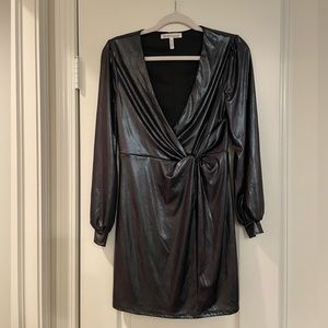 Black shimmery mini dress